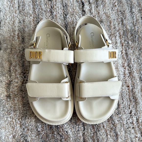 Dior sandals - worn twice in excellent conditions. No visible sign of wear. - Picture 1 of 6